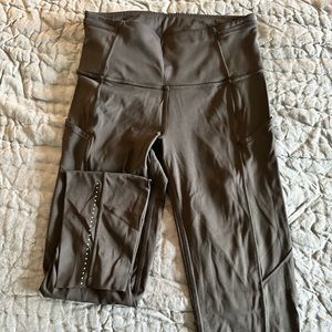 Lulu Lemon fast and free legging; black size 4